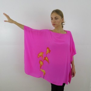 Hand Painted Silk Tunic $600