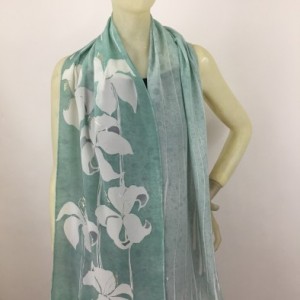 Hand Painted Silk Scarf $250