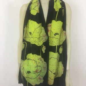 Hand Painted Silk Scarf $200
