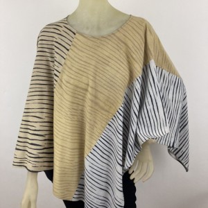 Hand Painted Silk Poncho 