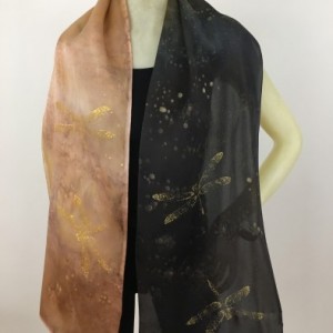 Hand Painted Silk Scarf $150
