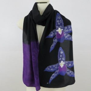 Hand Painted Silk Scarf $300